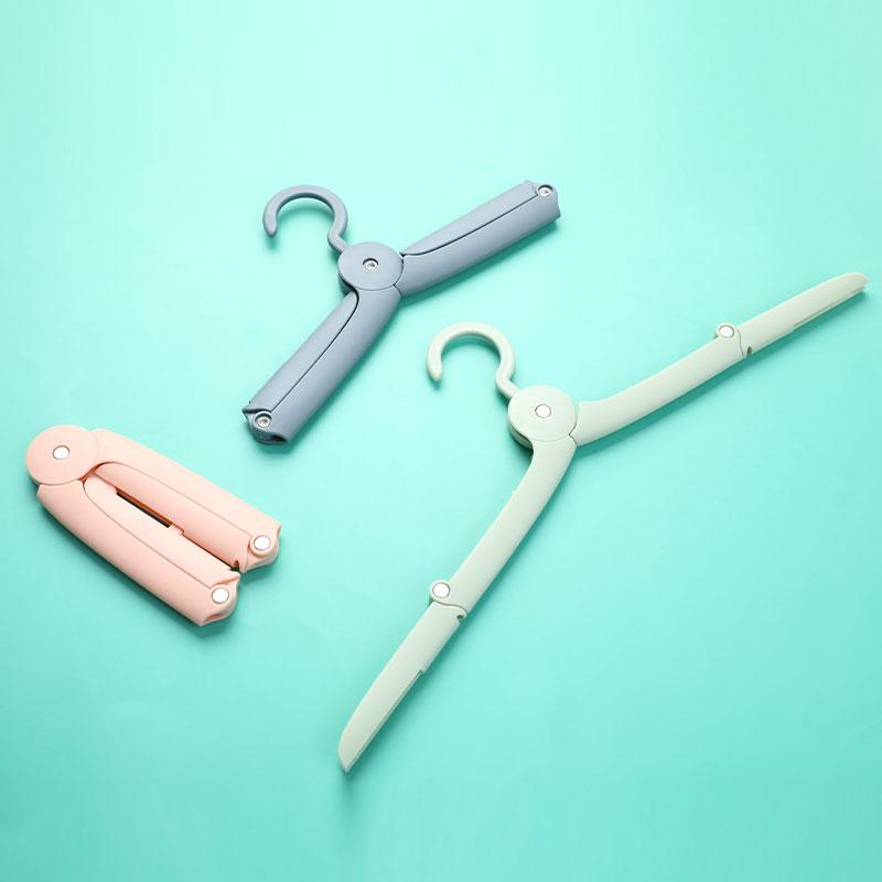 Mini Travel Foldable Closet Clothes Hanger Home Portable Windproof Non-Slip Rack