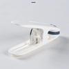 12 Pcs/set Plastic Material Drying Rack Soft Rubber Non-slip Design Clothes Drying Clip Fine White Windproof Fixed Clip