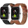 FitTurn Leather WatchBand Compatible with Amazfit Bip 6/Bip 5/Pace/Cheetah/Stratos 2 3/GTR 4/GTR 3/GTR 3 Pro/GTR 2/GTR 2e/GTR 47mm Smart Watch for
