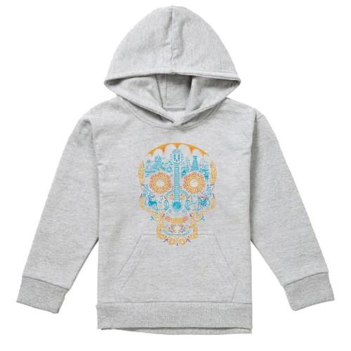 Coco Childrens/Kids Colorful Day Of The Dead Skull Miguel Dante Heather Hoodie