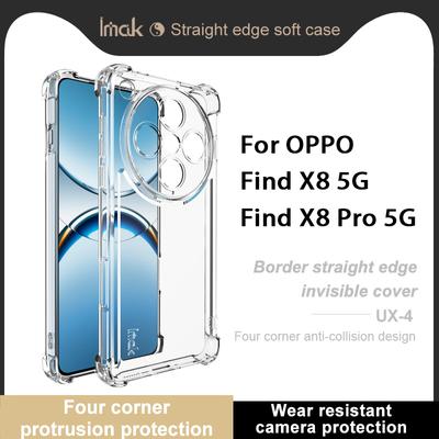 For OPPO Find X8 Pro 5G Phone Case IMAK UX-4 Shock-resistant Soft Case