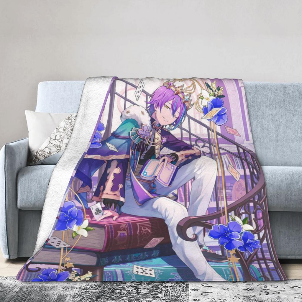 Super měkká deka Rui Kamishiro Prémiový fleecový flanel Lehká Dětský svět x Showtime Přehoz na postel Útulné teplé deky