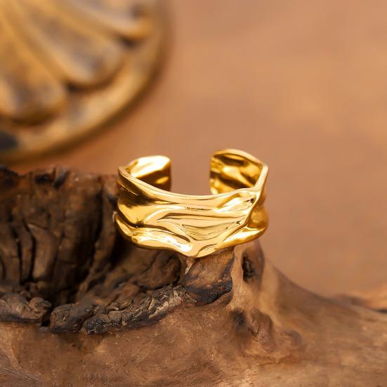 Adjustable Ring Lightweight Comfortable To Wear Anti-Oxidation Open Ring Exquisite Craftsmanship Niche Style Ring for