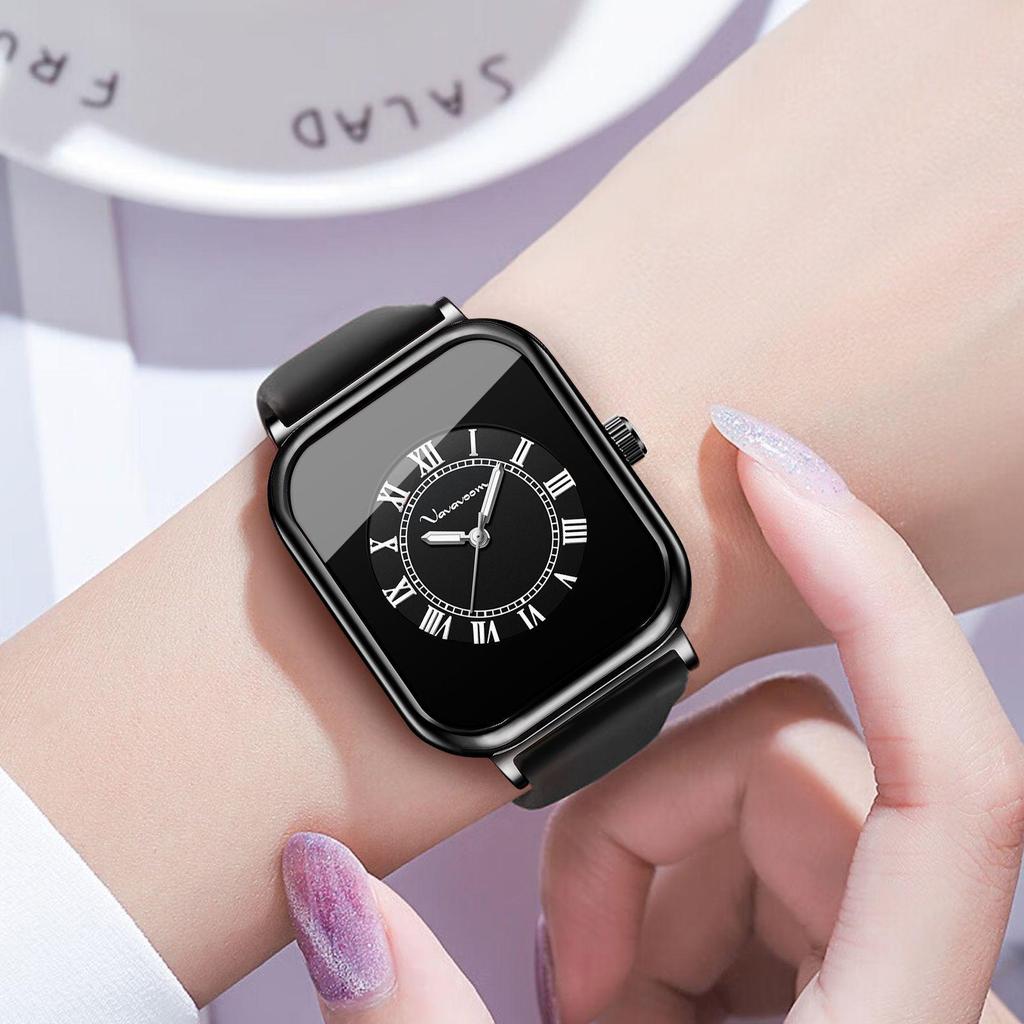 2025 Women's Business Casual Waterproof Quartz Wristwatch with Silicone Band