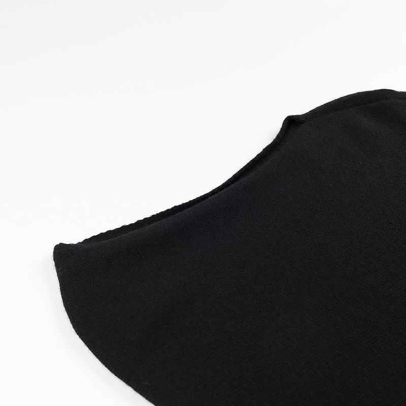 Kaslead New Arrival Women's Clothing Fashion Style Stylish Simple and Versatile Asymmetrical Pullover Knitwear