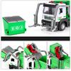 1/32 Garbage Collection Truck Car Model City Garbage Sorting Sanitation Clearing Vehicle Car Model Sound And Light Kids Toy Gift
