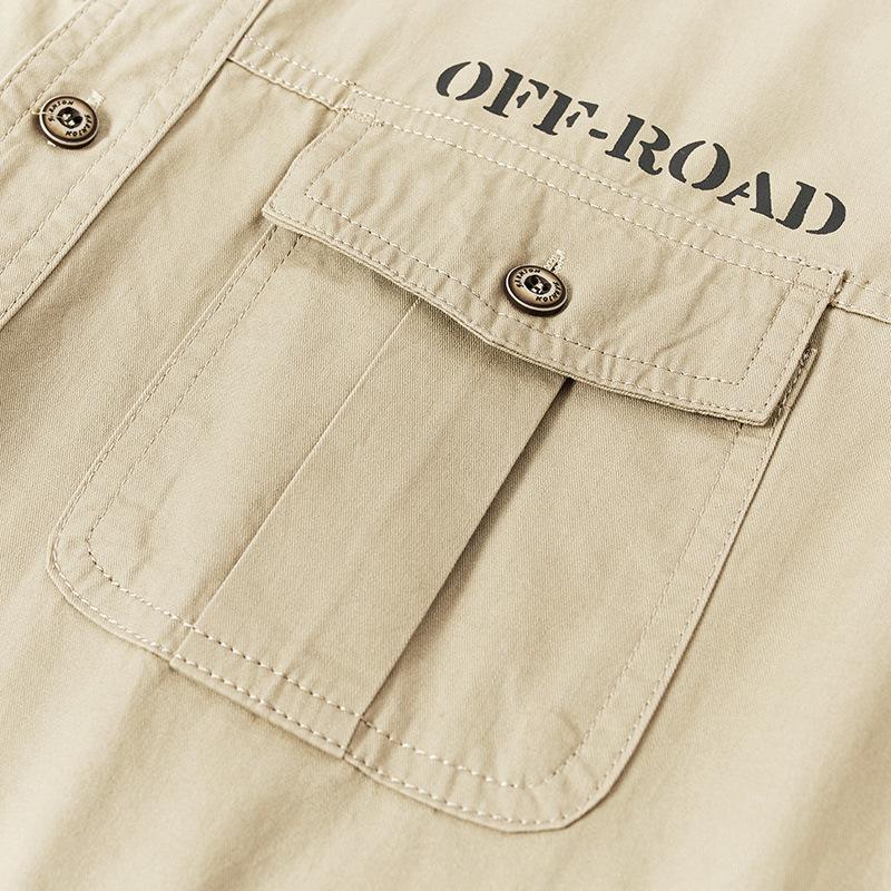 Jarní a podzimní nová pánská business casual košile s dlouhým rukávem, zateplená košile nadměrné velikosti