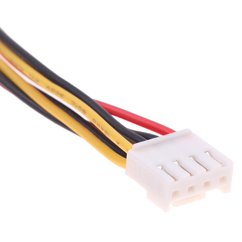 4Pin To 1 Or 2-Port Sata Power Cable For Hikvision Dahua Mini Vcr Recorder 25Cm