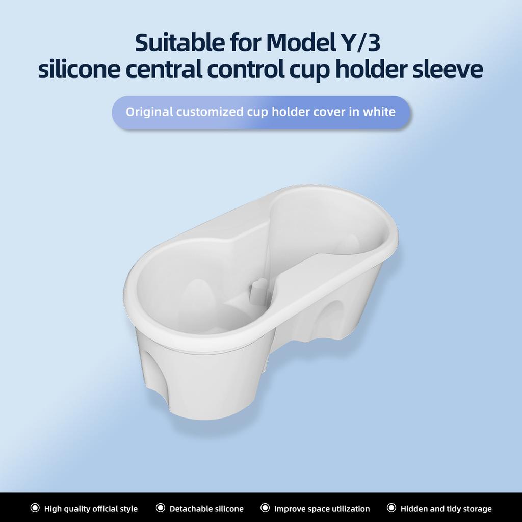 LUCKEASY for Tesla Model 3 Model Y 2023 Central Control Storage Box Ice Crystal Style Armrest Organizer Case Ca Accessories