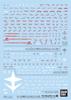 BANDAI SPIRITS Gundam Decal 143 HG Mobile Suit Gundam Flash General Purpose Decal No. 1/144 Hathaway's 2 Water-slide