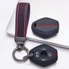 Key Fob Cover for BMW E46 with Keychain Silicone Stand Key Cover with Keychain Car Key Case Accessory Shell Anti-Scratch Surface Shockproof Structure