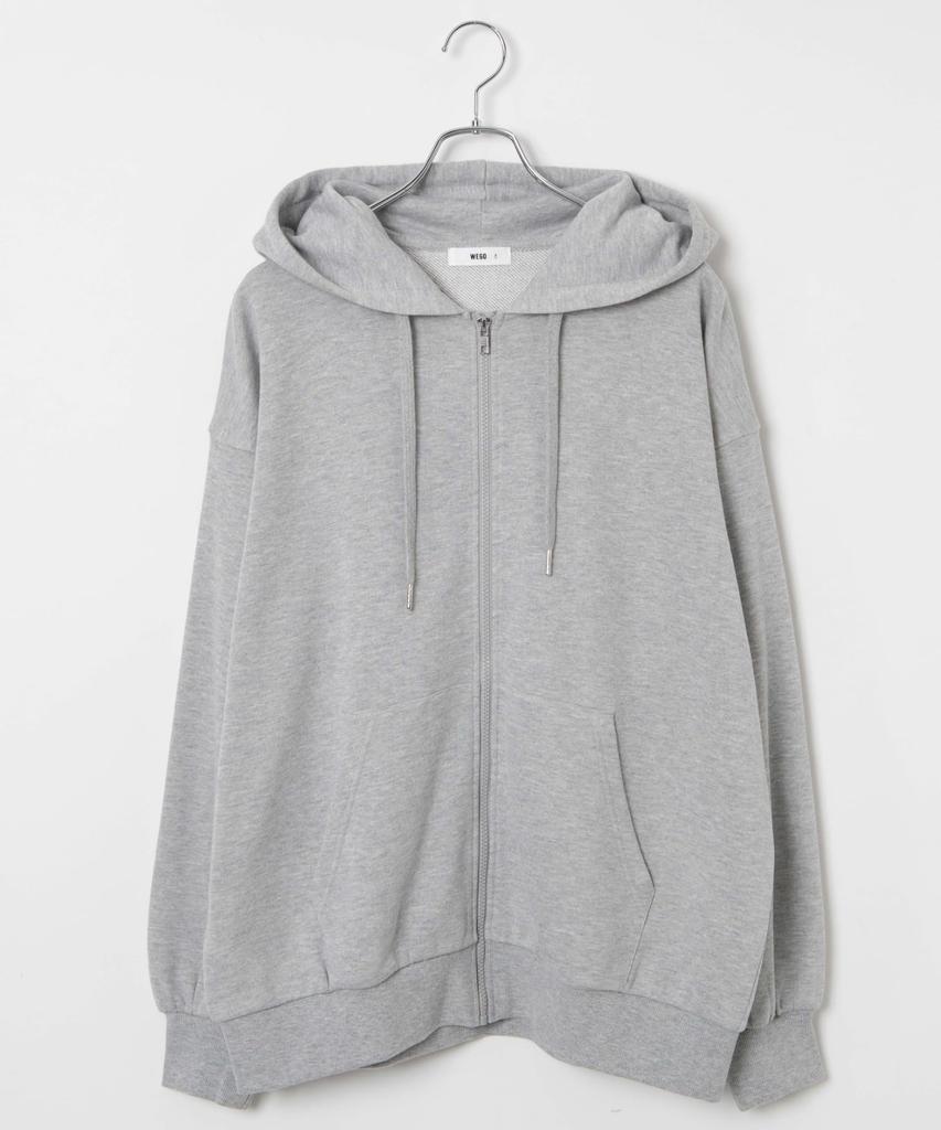 WEGO Big Zip Loose Plus Size Sweatshirt for High School and Perfect for Fall and a Great Gift for Size Type Heather Gray Women's Hoodie,