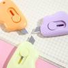 High-Quality Girlish Craft Knife: Cute Click Pen Design, Ideal for Paper Cutting, Carving, and Planning Tasks.