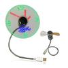 Multifunctional Display Real Time Temperature Portable Household USB Clock Fan Lightweight Cooling Fan For Travel Office