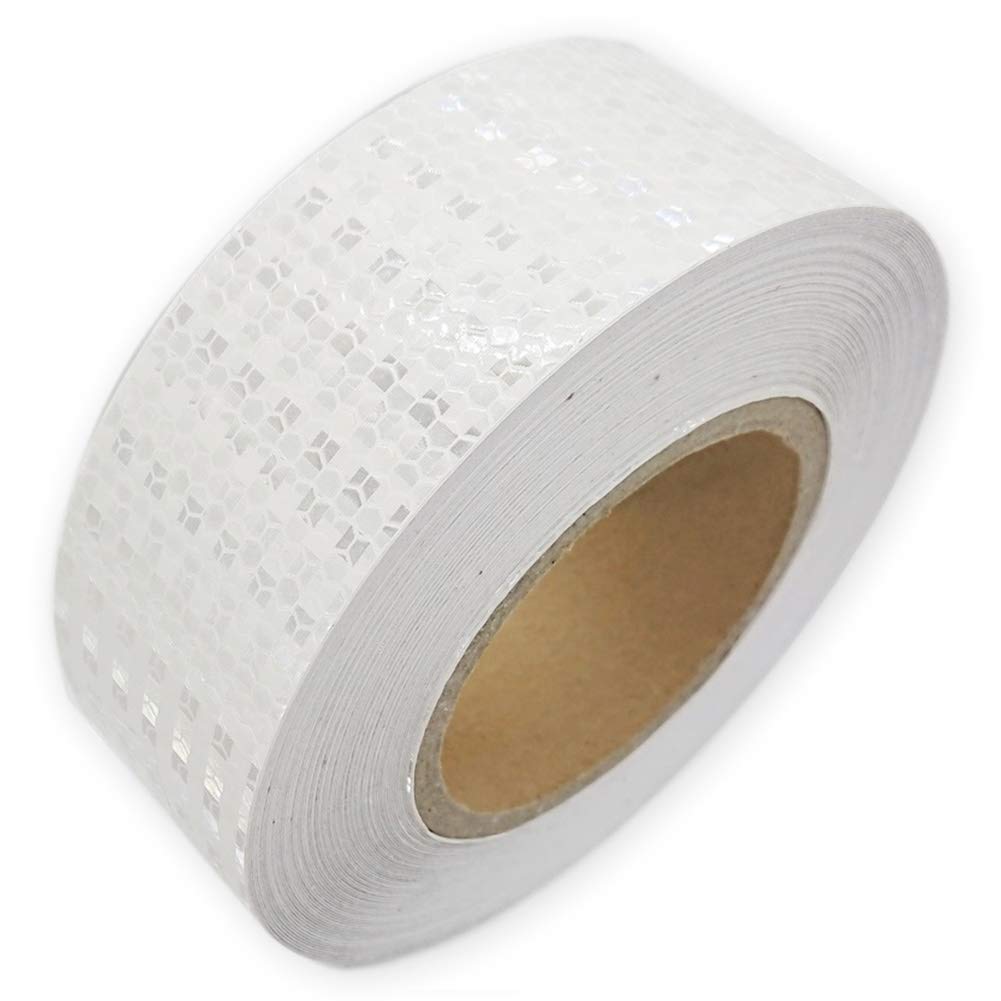 

Светоотражающая лента Aupur, Высокая яркость, Светоотражатель, 2,0 x 98,4 фута (5 x 25 м), Length 25m Width 5cm белый