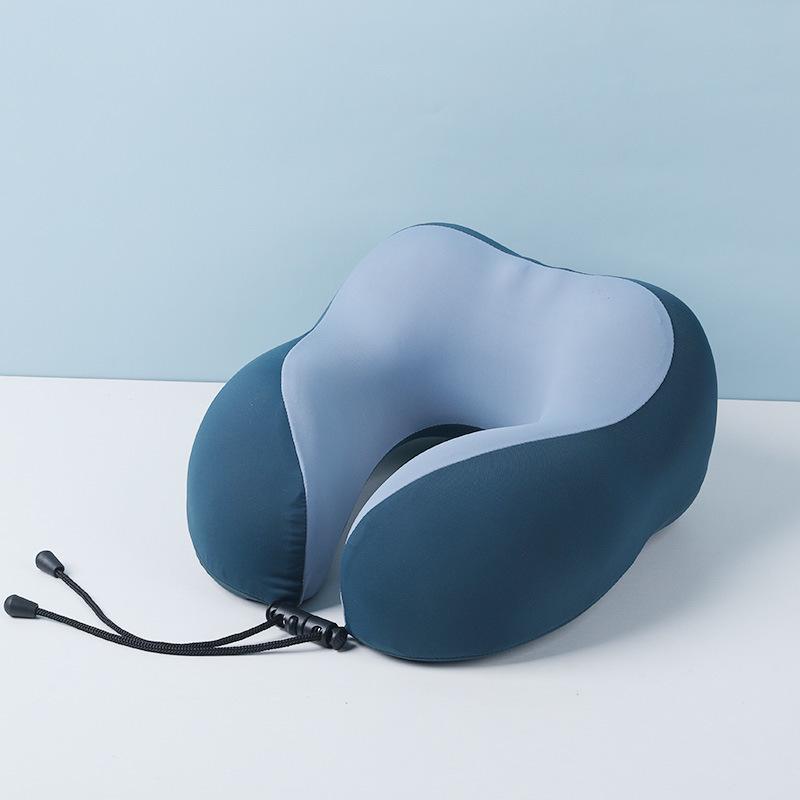 Portable U-Shaped Memory Foam Neck Pillow for Parent-Child - Foldable Travel, Airplane, Office & Nap Support