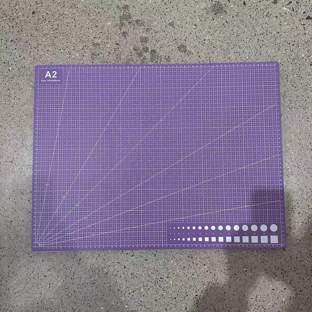 Umweltfreundliche A4 Schneidematte 2,3 mm - Handgefertigte Kunst- und Gravurplatte, verschiedene Stile verfügbar