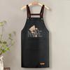 PVC Cross-back Kitchen Apron: Waterproof, Oil-proof for Home/Dining/Café, Unisex Workwear & Photography Accessory