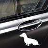 Cute Dachshund Dog Vehicle Reflective Motorcycle Car Sticker Decals Decoration