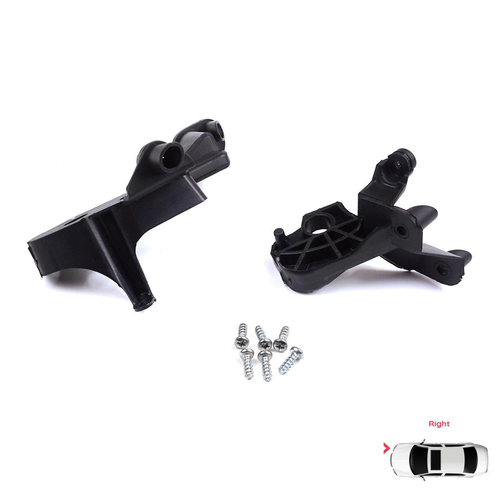 BHL574-2 Headlight Holder Mount Repair Bracket Tab Set Right Side for Citroen C4 MK2 B7 NC 2009-2018 DS4 MK1 NX 2010-2015 6212H0