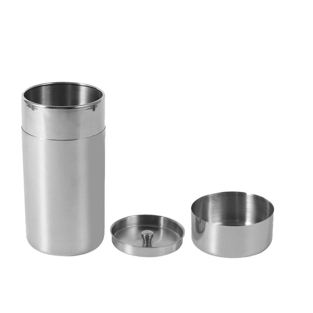 Stainless Steel Tea Tins Metal Containers Textured Tea Canister With Lid Interior Seal Lid Loose Leaf Tea Tin Tea Storage
