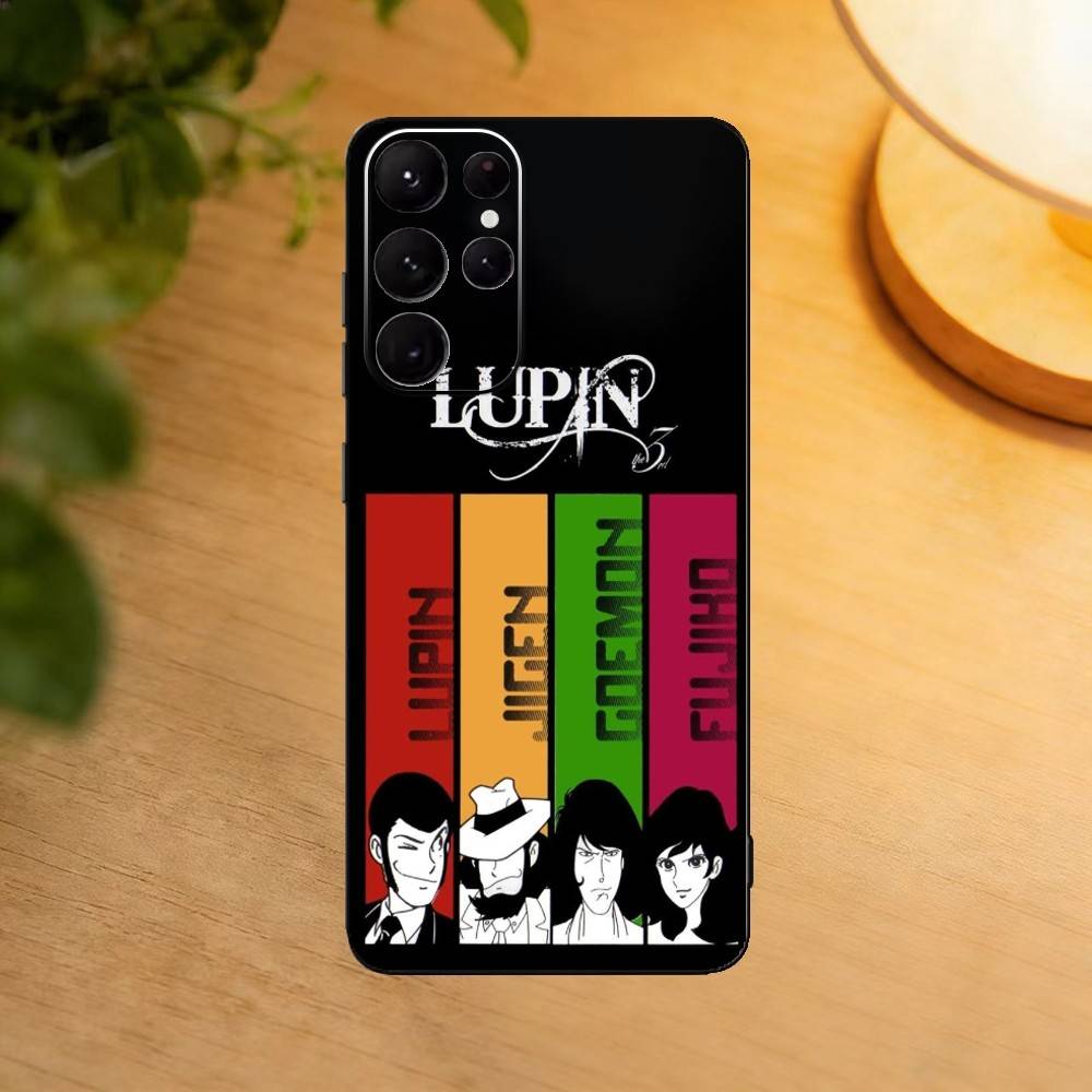 

Classic Anime L-Lupin The Third Phone Case For Samsung S25,24,23,22,30,21,10,9,Ultra,Plus,Lite Soft Black Case Samsung S235G