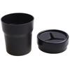 1Pc  Multifunctional Car Mini Trash Bin Cup Holder Car Trash Can Auto Holder Cap Mounts Black Plastic Interior Accessories