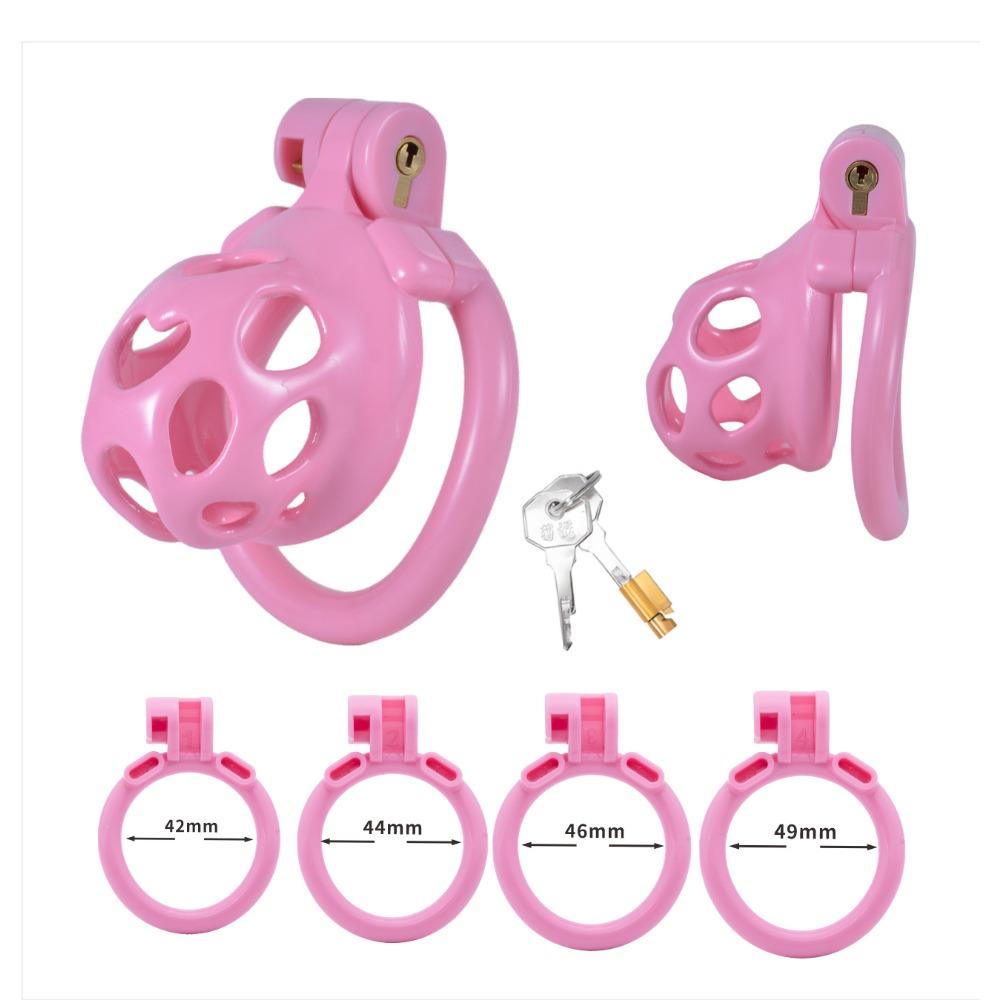Pebble Male Chastity Cage Device CB Lock with Catheter BDSM Training Anti Escape Cock Cage Chastity Cage Belt Adult Goods Men