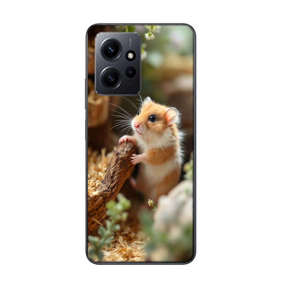Hamsters With Hats Have Ears Phone Case For Redmi 12 13C 12C 15C 9 10 10C Note 13 Pro Plus 14 15 Pro 9T 9C 9A TPU Soft Cover Cle