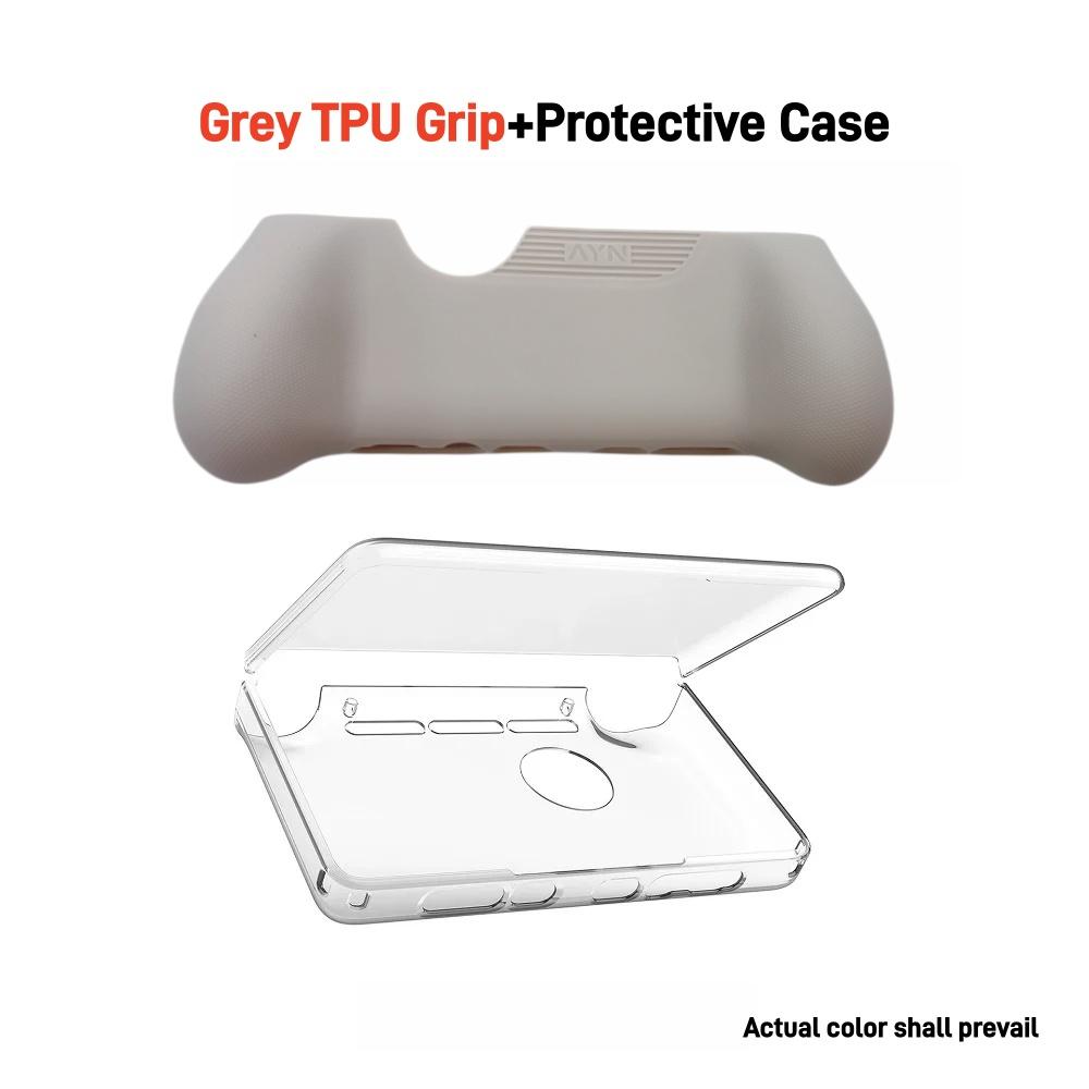 AYN THOR Gaming Console Accessory Bundle Ergonomic TPU Grip + Shockproof Carry Case + HD Tempered Glass Screen Protector