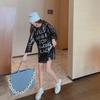 European Fashion Plus Size Women's Sequin T-Shirt Dress - Early Spring Shiny Trend