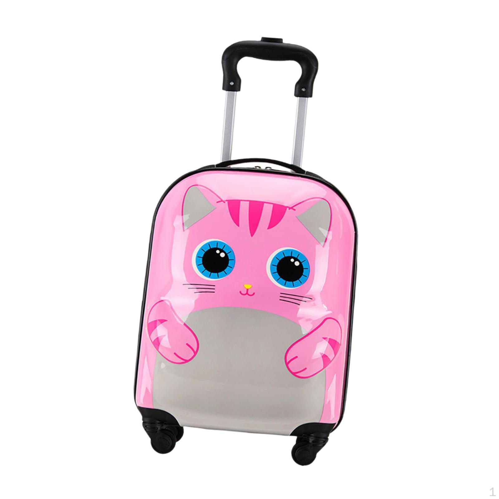 

18-дюймовый детский чемодан на колесиках, подарочный, легкий, регулируемая ручка с колесами, жесткий