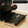 Adjustable Mobile CPU Stand with Wheels Ventilated PC Tower Holder Fits Most ATX Cases for Home Office Desk Use