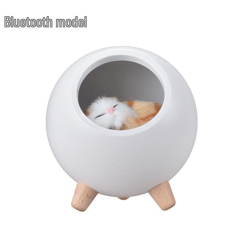 Kreatives Katze Atmosphäre Nachtlicht - USB Wiederaufladbar, Kinder Touch Nachttischlampe