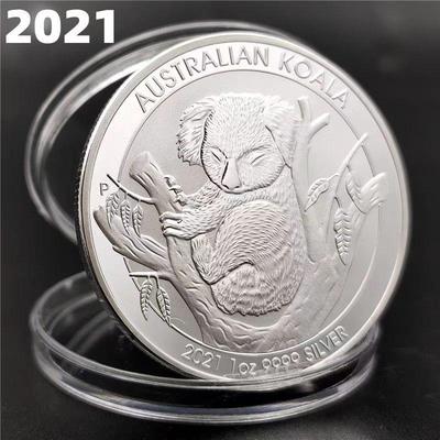 Australisk koala känguru, djur minnesmynt, minnesmedalj, julklapp, julklappsstrumpor
