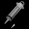 60/100/150ML Plastic Syringe With Tube Converter Cap For Liquid Oil Glue Applicator Experiments Industrial Large Syringe Tubing