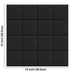 10pcs 3D Self-adhesive Wall Tiles 3D Square Wall Sticker Waterproof Kitchen Splash Proof Vinyl Wallpaper for Interior Decoration