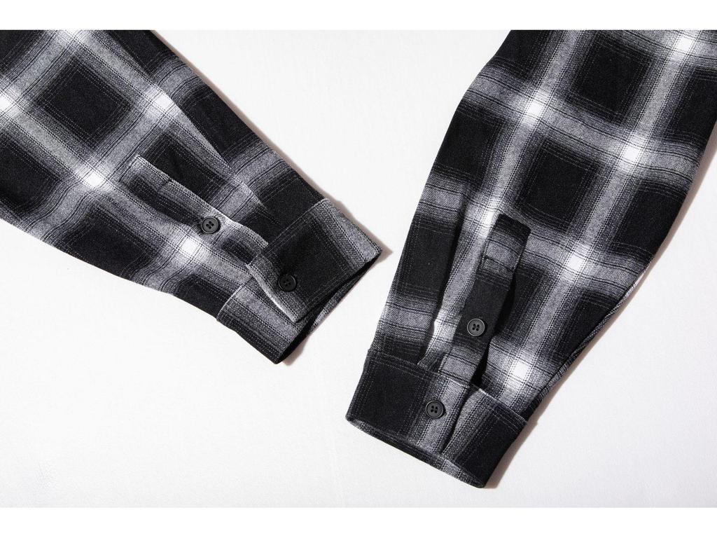 Chicano Classic West Coast Plaid Long Sleeve Button-Down Shirt