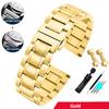 316L Solido Estremità Curva Acciaio Inossidabile Cinturino per Orologio Due Interfacce Catena per Orologio 16 18 19mm 20mm 21mm 22mm 23mm 24mm Braccialetto Strap