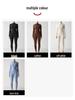 European-American Long Sleeve Nude Yoga Jumpsuit for High-Intensity Fitness, Style 8306