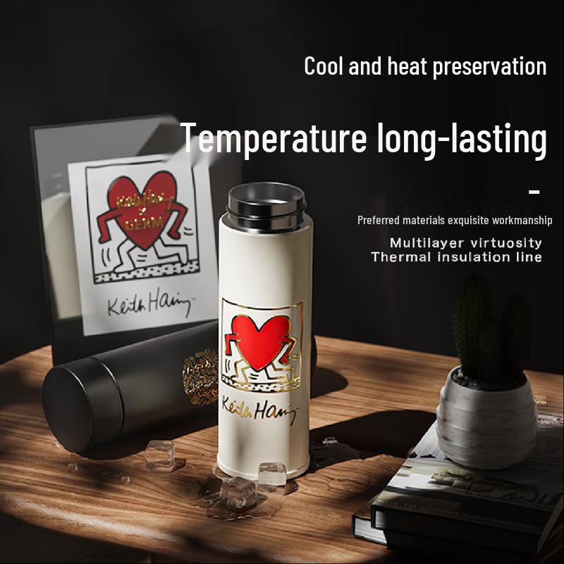 GIMEO Keith Haring Series Insulated Travel Mug