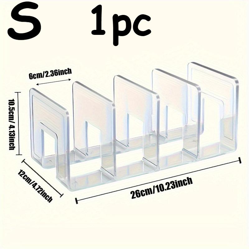 

Storage Bag Organizer, Transparent 4-Compartment Bag Organizer, Bag Storage, Wardrobe Divider Organizer, Shelf Divider Organizer