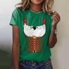 Women's Casual Pullover Short Sleeve T-Shirt Oktoberfest Print Crew Neck Top Lightweight Soft Fabric Comfortable Fit