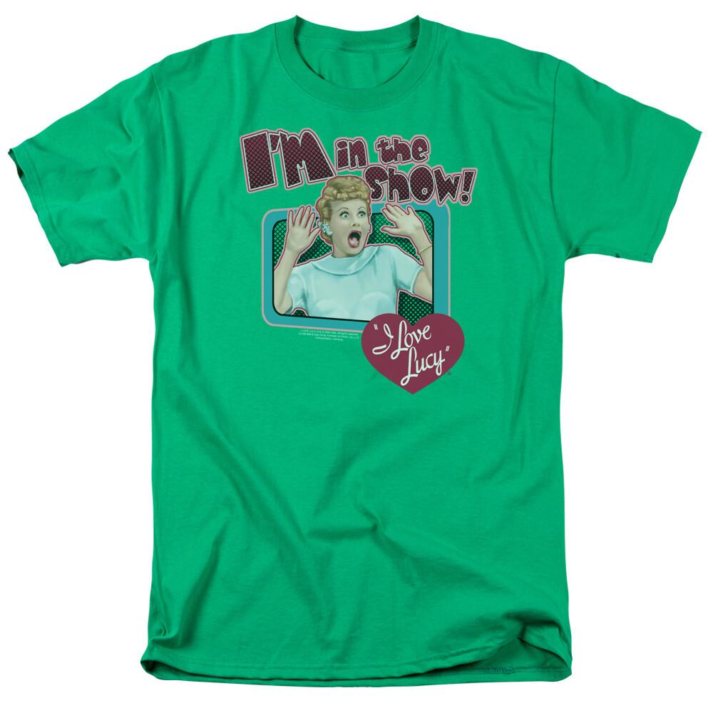 I Love Lucy Put Me In The Show T Shirt Mens Licensed Classic TV Show Kelly Green XXXL