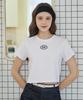 SWEET SOUP Emblem Crop T-Shirt_O/White(Wb4Stf4)
