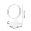 1pc detachableheadband rack hair accessory display rack desktop headband storage rack suitable boutique dressing tables