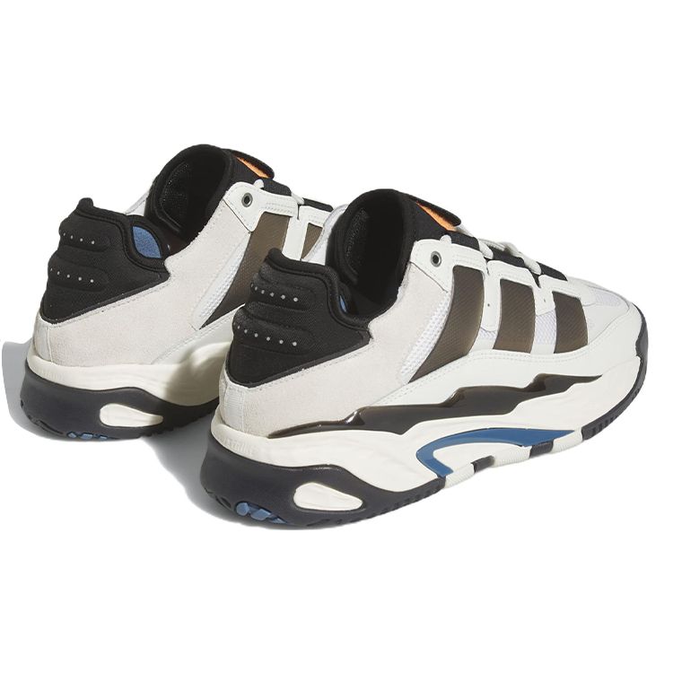 Adidas Baskets Unisexe Niteball Blanc Noir Bleu Blanc Cristal Noir Principal Teinte Blanche FZ5741