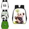 Spacious 15 Inch Panda Backpack For Elementary Kids Lightweight Oxford Cloth