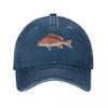 Red Snapper (Lutjanus argentimaculatus) Baseball Cap Sun Cap designer cap birthday foam party Hat Golf Women Unisexs