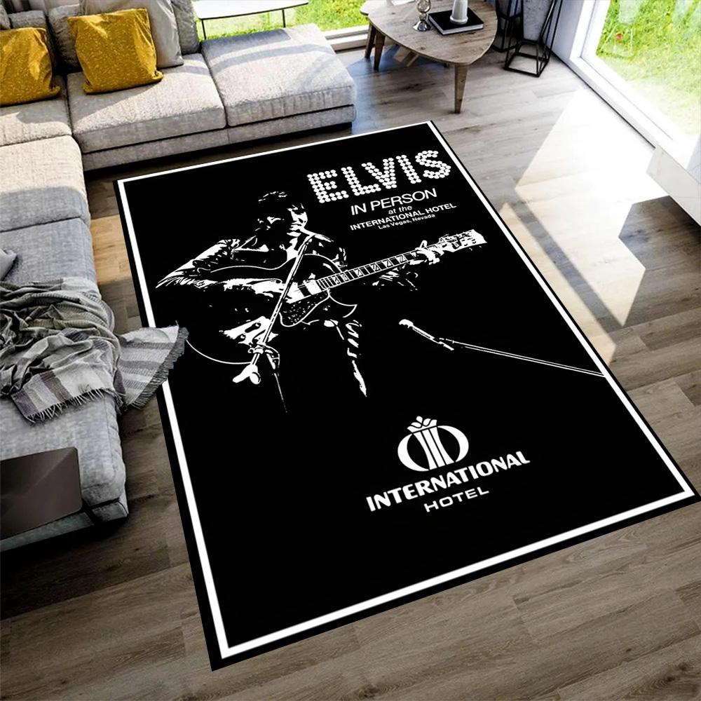 Elvis Presley Carpet Suitable for Decorate room Living Rooms Balcony Foyer Anti-slip Rug Office home decor Perfect Birthday/Christmas Gift Idea